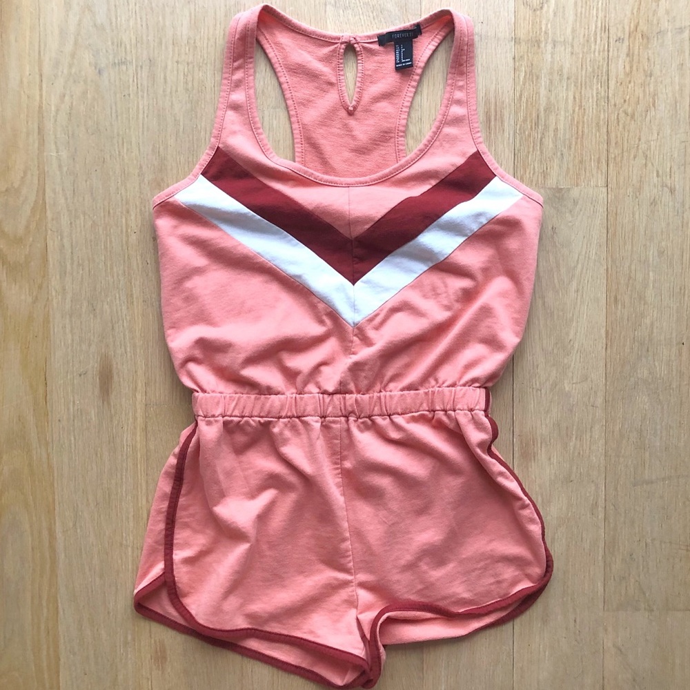 Orange 70’s Inspired Forever 21 Onesie